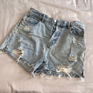PacSun high rise shorts